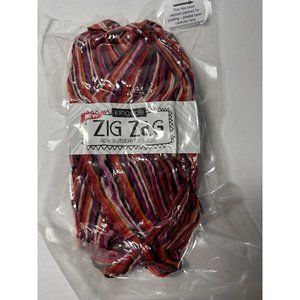 King Cole Zig Zag Sock Yarn Color Wicked (1863) 4 ply Vacuum packed for shipping